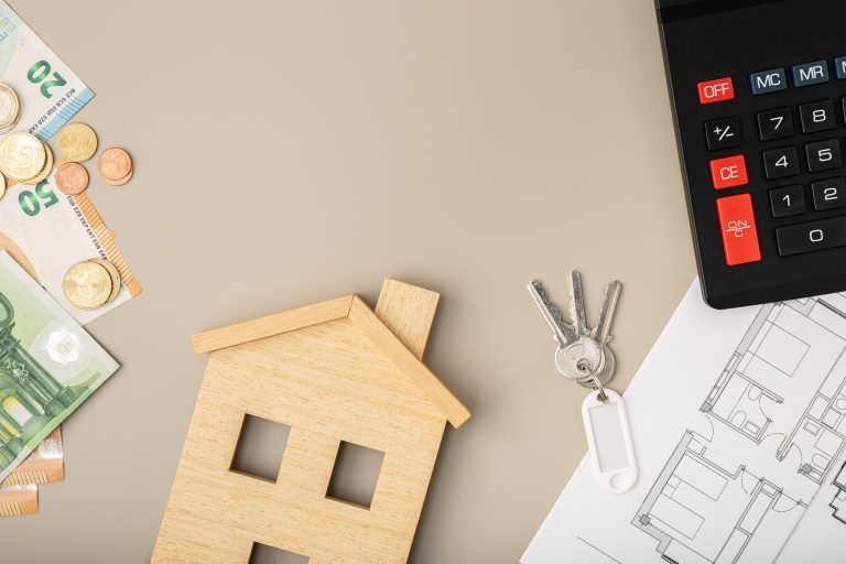 Buy or sell a house concept